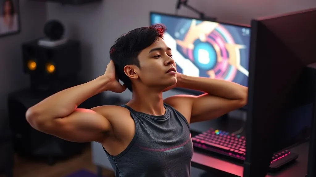 7 Pausas Ativas de Yoga para Aliviar Dor Cervical Gamer Rapidamente