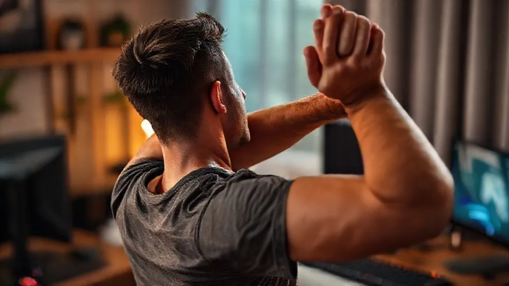 7 Exercícios Essenciais: Alivie Dores nas Costas e Punhos em Casa para Gamers