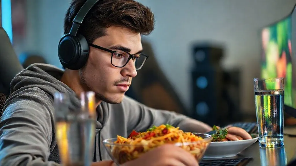 5 Estratégias Nutricionais para Blindar Gamers Contra Burnout e Estresse Mental