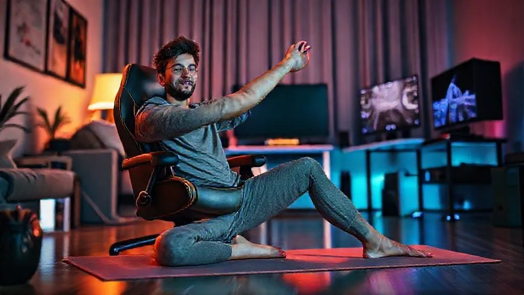 Yoga para Gamers: 5 Poses Chave para Aliviar a Tensão Pós-Jogo e Relaxar
