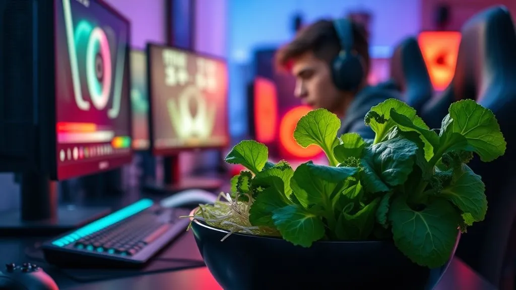 Gamers: 5 Estratégias para Otimizar Verduras Funcionais e Turbinar o Foco Cerebral