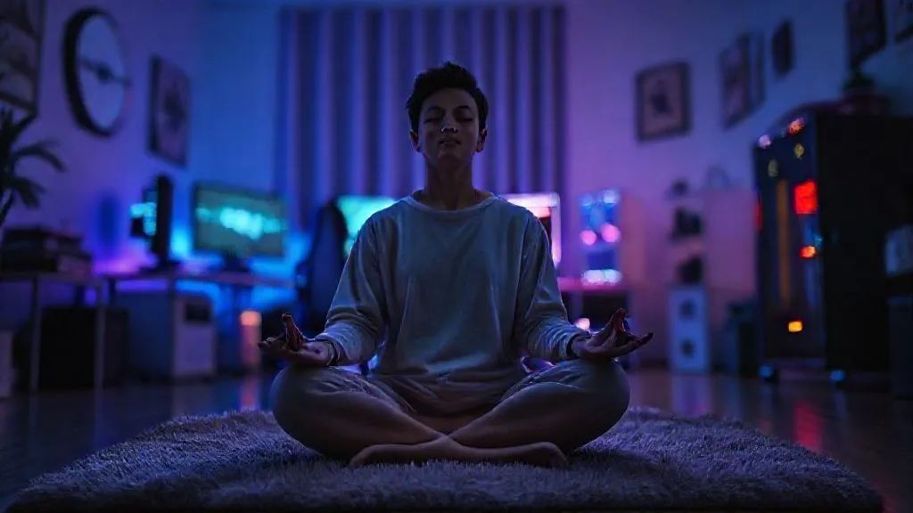 Dormir Rápido Após Jogar? 5 Meditações Essenciais para Gamers Pós-Sessões Intensas