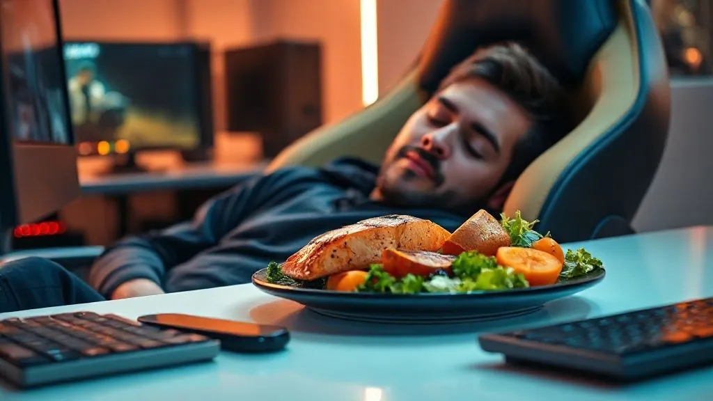 7 Estratégias Alimentares Noturnas: Gamers, Durmam Melhor e Joguem Mais!