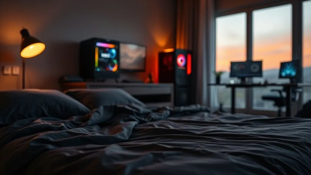 7 Dicas Essenciais: Otimize Seu Quarto Gamer para Sono Profundo Sem Insônia