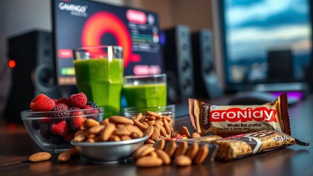 7 Lanches Funcionais Essenciais: Sustente Seu Foco em Jogos por Horas?