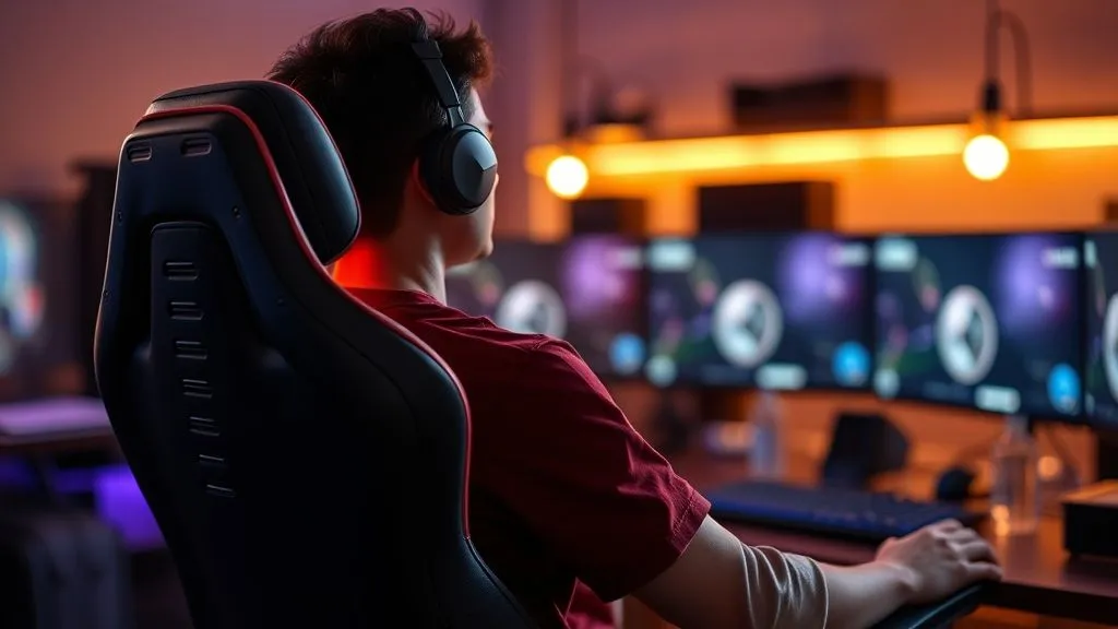 Jogando Por Horas? 7 Estratégias para Prevenir Dores Crônicas na Coluna