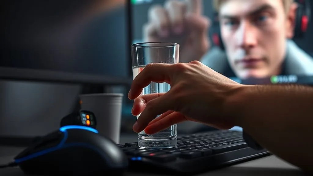 Lento nos Jogos? 3 Sinais de Desidratação e Como Reverter o Declínio da Reação