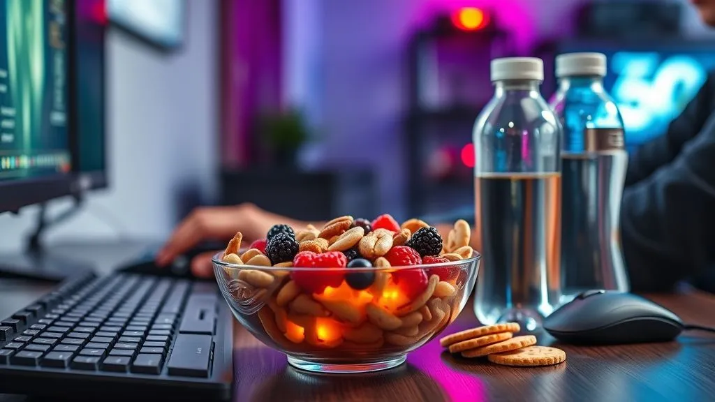 5 Lanches Essenciais: Foco Imbatível para Gamers sem Picos de Açúcar?