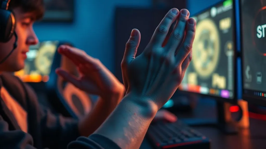 7 Alongamentos Essenciais: Previna a Síndrome do Túnel do Carpo em Maratonas de Jogos