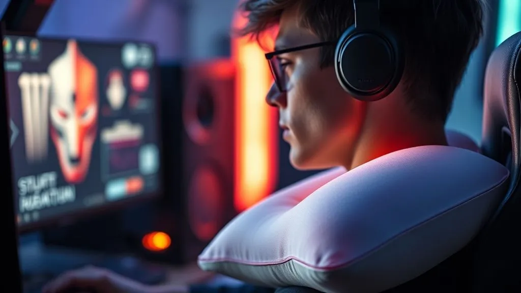 Dor no Pescoço do Gamer? Descubra o Travesseiro Ergonômico IDEAL em 2024