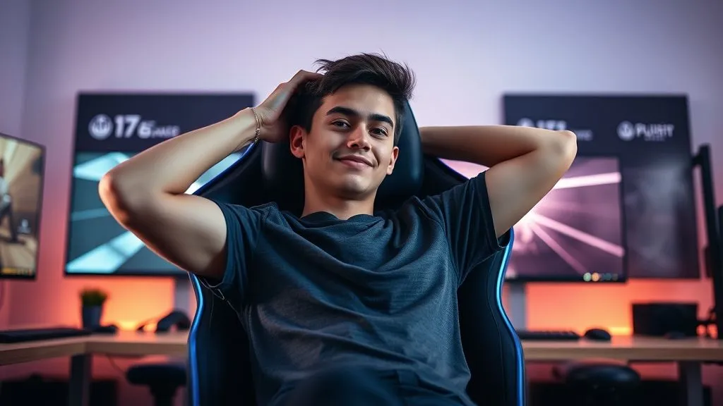 7 Alongamentos Rápidos: Alivie Estresse e Otimize a Postura Gamer em Minutos