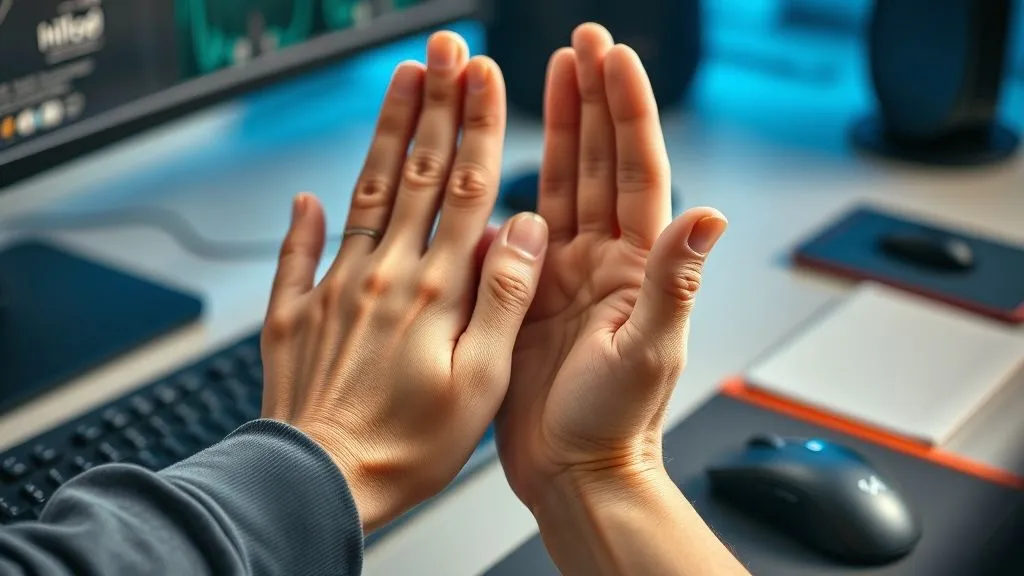 7 Alongamentos Essenciais para Gamers: Diga Adeus à Dor no Punho em Longas Sessões