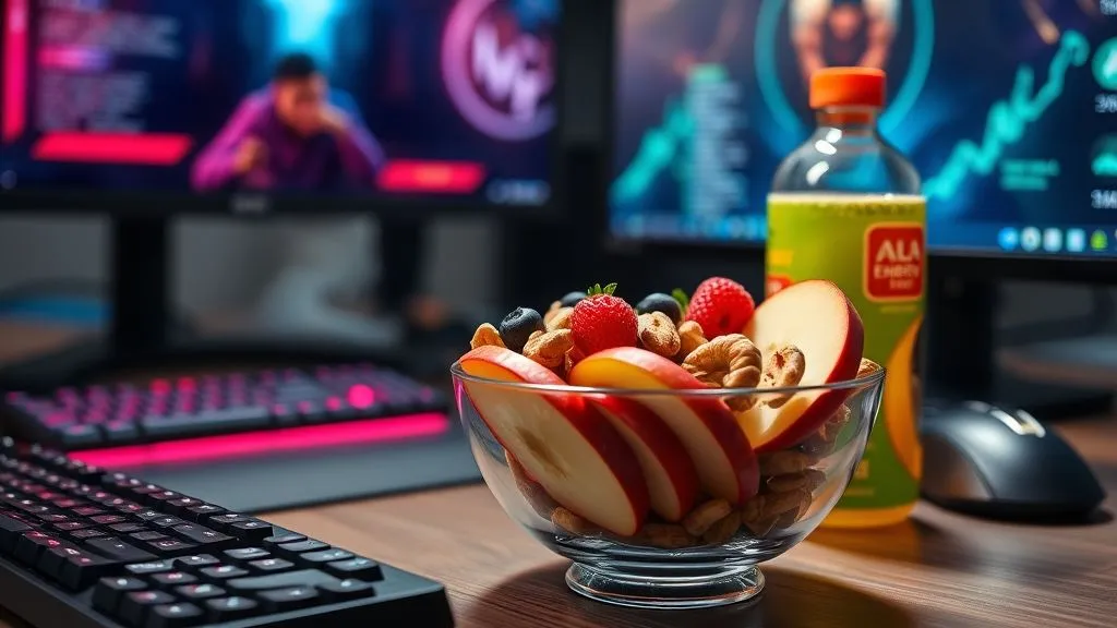 5 Estratégias de Snacks Rápidos para Foco e Energia em Jogos